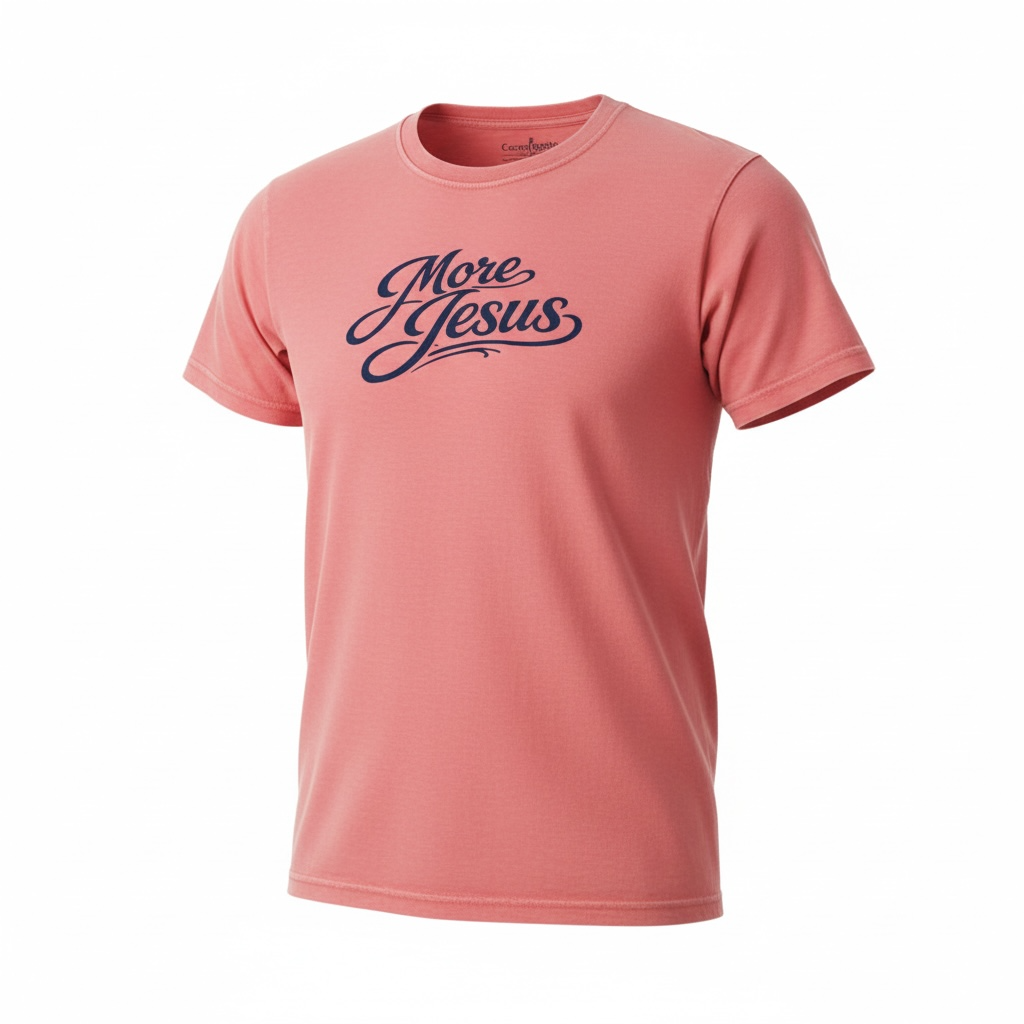 More Jesus T-Shirt - Salmon - Comfort Fit