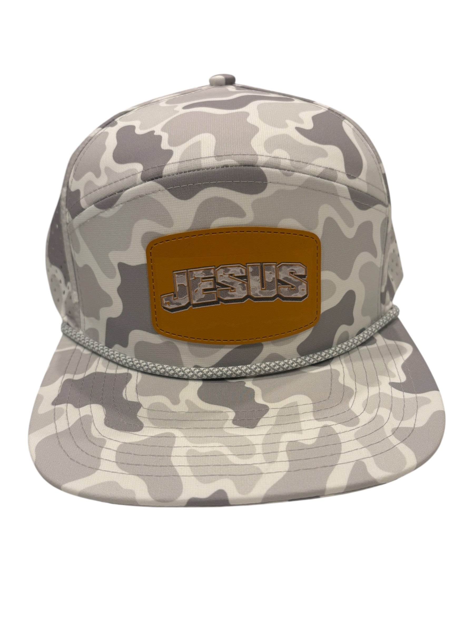 Camo Jesus Snapback Hat (Multiple Colors and Fits)