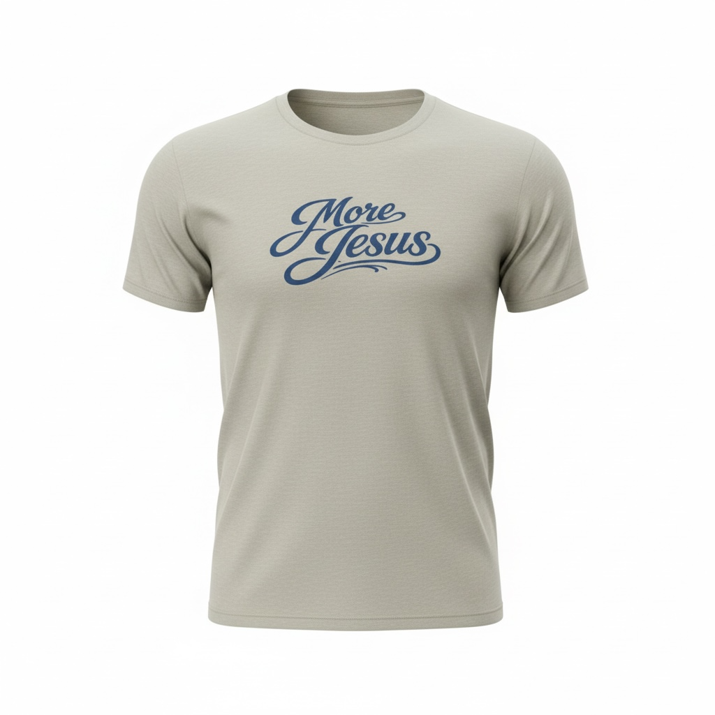 More Jesus T-Shirt - Tan - Athletic Fit
