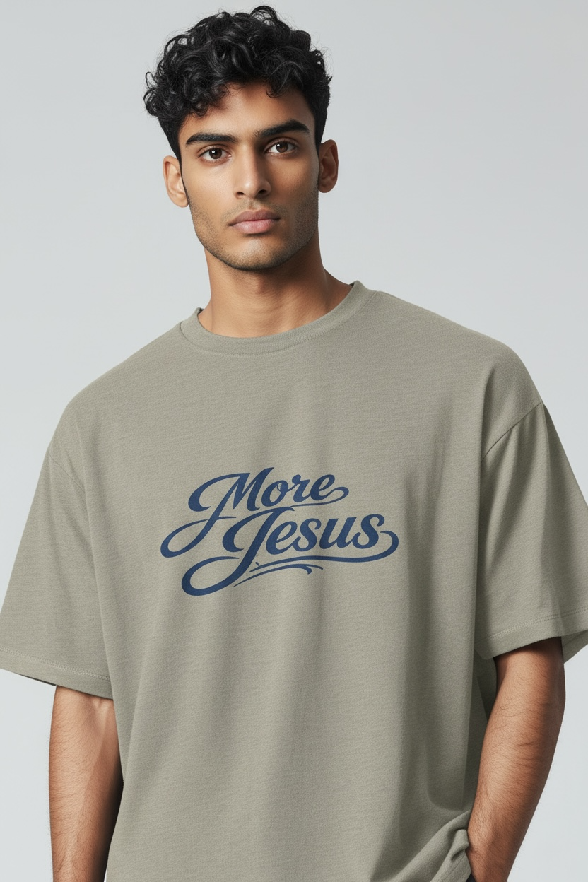 More Jesus T-Shirt - Tan - Athletic Fit