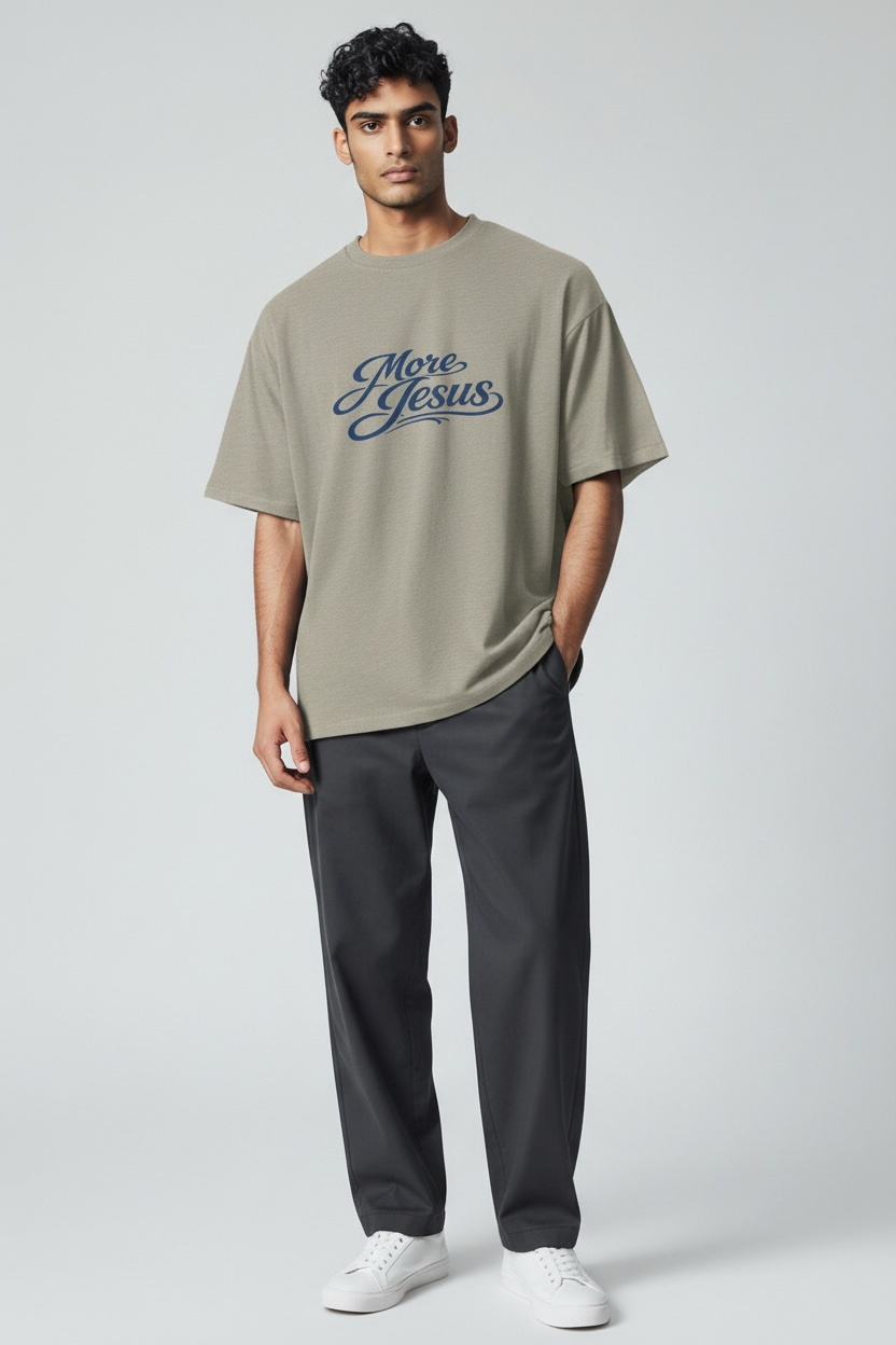 More Jesus T-Shirt - Tan - Athletic Fit